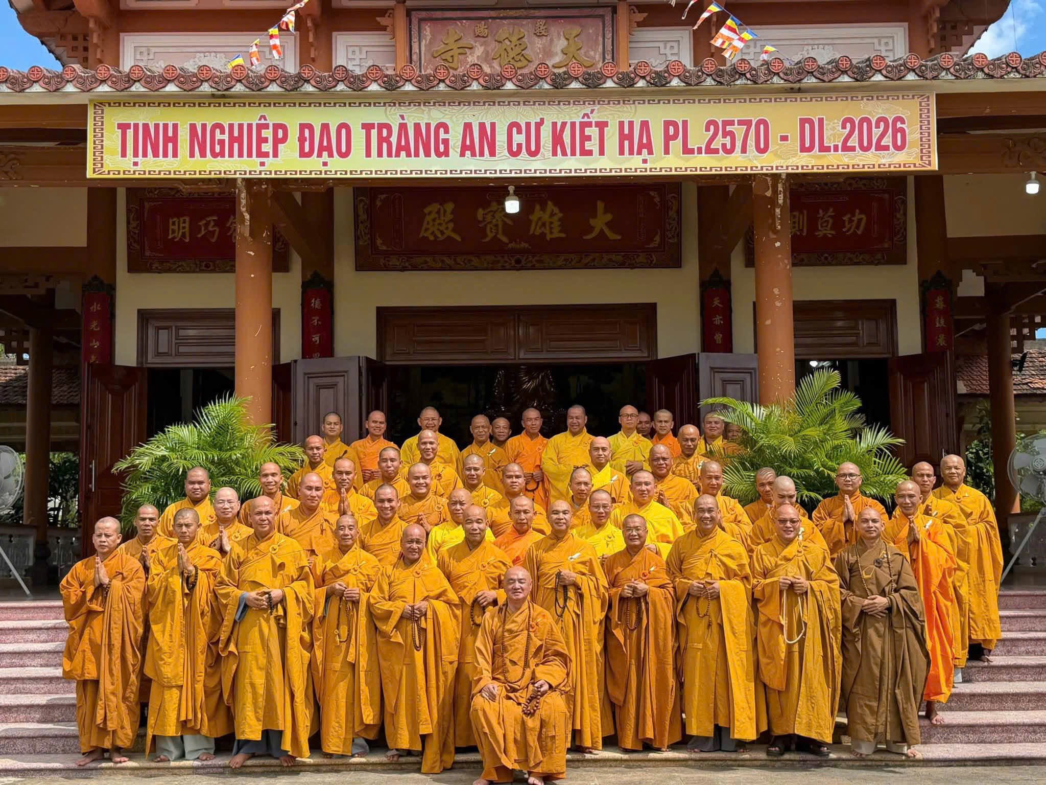 Trường hạ tổ đình Thiên Đức trang nghiêm tác pháp An cư kiết hạ PL.2570 – DL.2026